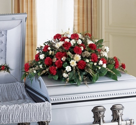 Sincerity Casket Spray from Maplehurst Florist, local flower shop in Essex Junction